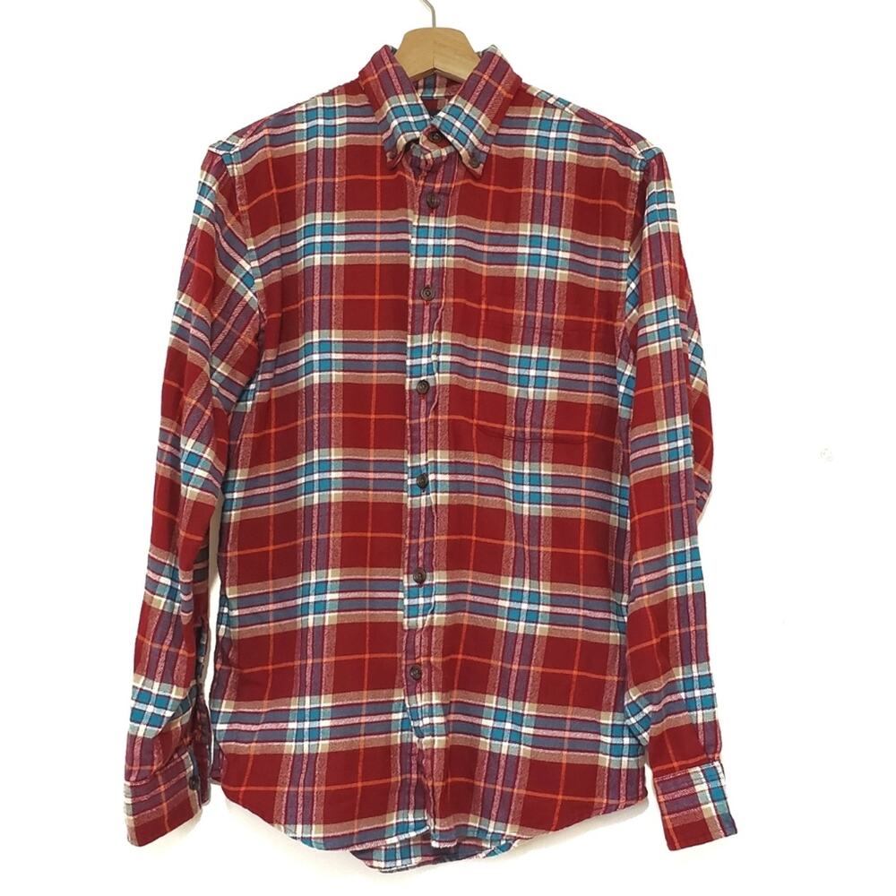 Lands' End | Soft and Comfy Plaid Button Down Shirt